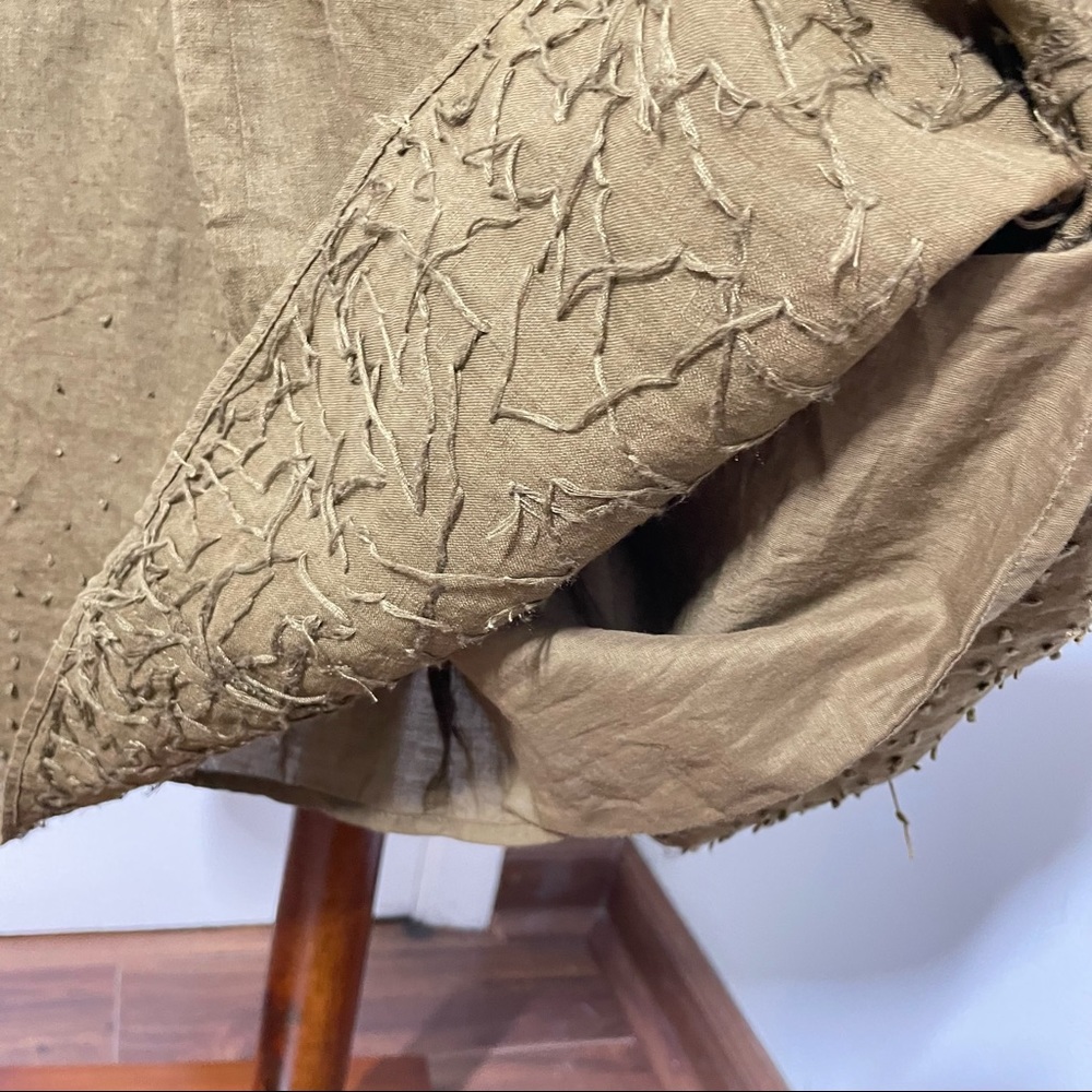 100% Linen A line Midi dress - Picture 13 of 14